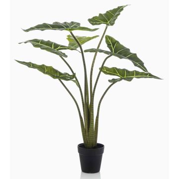 Künstliche Pflanze Alocasia Sanderiana MUNAY im Dekotopf, grün, 100cm
