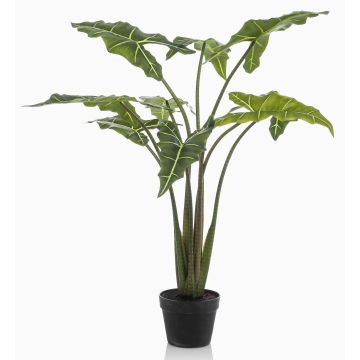 Künstliche Pflanze Alocasia Sanderiana MUNAY im Dekotopf, grün, 120cm