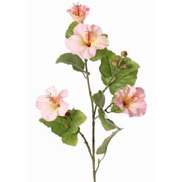 Künstlicher Zweig Hibiskus TELSIMA mit Blüten, hellrosa, 80cm Künstlicher Zweig Hibiskus TELSIMA mit Blüten, hellrosa, 80cm