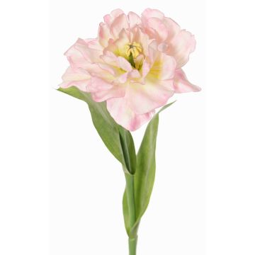 Kunst Papageien Tulpe STEFANIE, hellrosa-gelb, 65cm, Ø14cm Kunst Papageien Tulpe STEFANIE, hellrosa-gelb, 65cm, Ø14cm