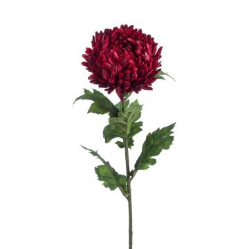 Künstliche Chrysantheme LAZO, dunkelrot, 75cm Künstliche Chrysantheme LAZO, dunkelrot, 75cm