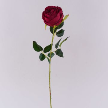 Plastik Blume Rose CHERLEN, rot, 65cm, Ø10cm Plastik Blume Rose CHERLEN, rot, 65cm, Ø10cm