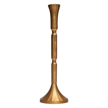 Metall Kerzenständer VENITA, gold, 41,5cm, Ø13cm Metall Kerzenständer VENITA, gold, 41,5cm, Ø13cm