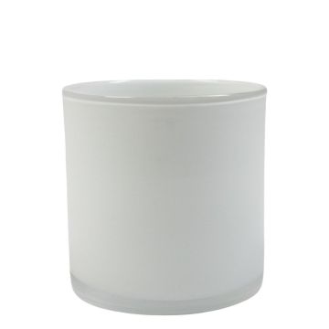 Maxi Teelichtglas SANYA EARTH, weiß, 8cm, Ø8cm Maxi Teelichtglas SANYA EARTH, weiß, 8cm, Ø8cm