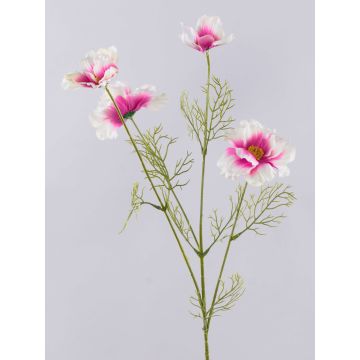 Kunst Blumenzweig Schmuckkörbchen PRESTIOSA, weiß-rosa, 75cm, Ø6-11cm Kunst Blumenzweig Schmuckkörbchen PRESTIOSA, weiß-rosa, 75cm, Ø6-11cm