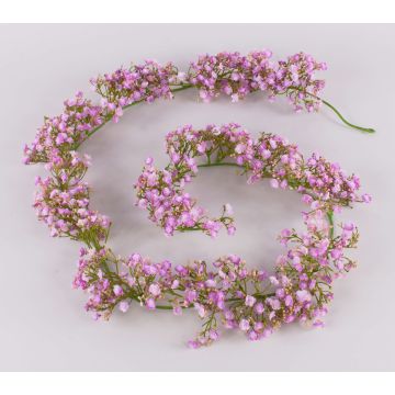 Kunst Girlande Gypsophilia LITAGO, rosa-violett, 180cm Kunst Girlande Gypsophilia LITAGO, rosa-violett, 180cm