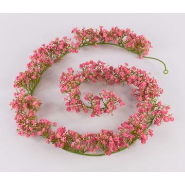 Kunst Girlande Gypsophilia LITAGO, rosa-pink, 180cm Kunst Girlande Gypsophilia LITAGO, rosa-pink, 180cm