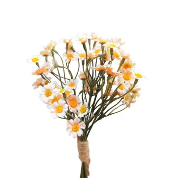 Textilblume Chrysanthemen Bund WEMKE, hellrosa-creme, 35cm, Ø13cm