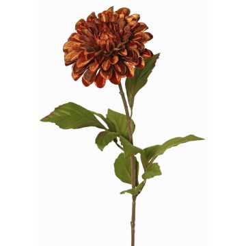 Satin Dahlie TINFAS, kupfer, 60cm, Ø13cm