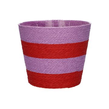 Pflanzkorb NERIONKO MULTI, lila-rot, 16cm, Ø19cm Pflanzkorb NERIONKO MULTI, lila-rot, 16cm, Ø19cm