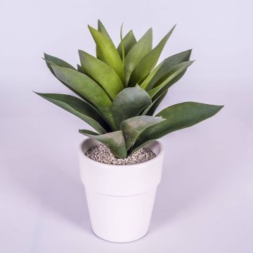 Künstliche Sukkulente Drachenbaum-Agave DESIREE im Terracotta Topf, grün, 30cm, Ø25cm