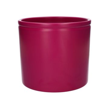 Keramiktopf ALCHIBA, Keramik, himbeer-matt, 17,6cm, Ø19,4cm