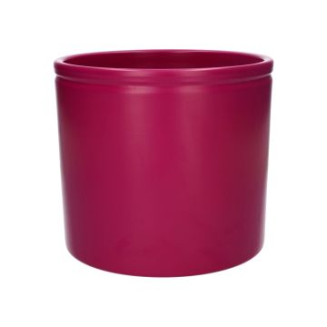 Keramiktopf ALCHIBA, Keramik, himbeer-matt, 21,5cm, Ø23,3cm