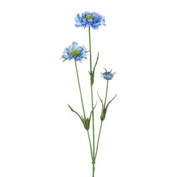 Kunstzweig Scabiosa ATLENTO, blau, 65cm