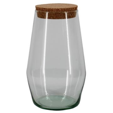 Aufbewahrungsglas MAMBER mit Korkdeckel, klar, 28cm, Ø17,5cm