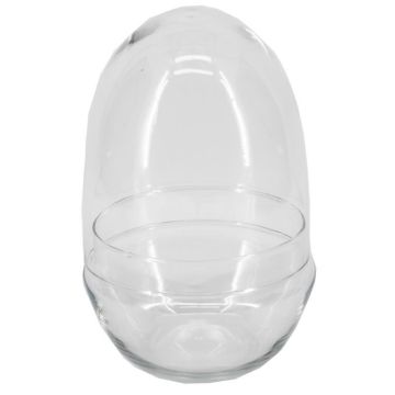 Glasglocke JAMAE, transparent, 19,5cm, Ø12,5cm Glasglocke JAMAE, transparent, 19,5cm, Ø12,5cm