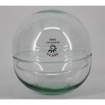 Kugel Terrarium BRYSON aus Glas, recycelt, klar, 15cm, Ø15cm Kugel Terrarium BRYSON aus Glas, recycelt, klar, 15cm, Ø15cm