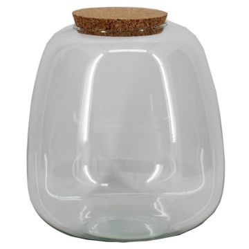 Aufbewahrungsglas FENNY mit Korken, klar, 25cm, Ø23cm Aufbewahrungsglas FENNY mit Korken, klar, 25cm, Ø23cm