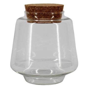 Glas Terrarium KRYPTE mit Korkdeckel, klar, 13cm, Ø13cm Glas Terrarium KRYPTE mit Korkdeckel, klar, 13cm, Ø13cm