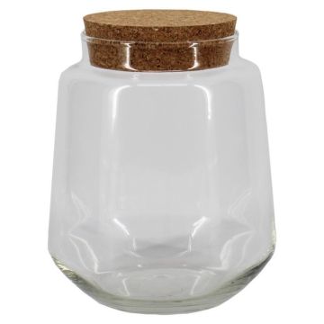 Glas Terrarium KRYPTE mit Korkdeckel, klar, 17cm, Ø15cm Glas Terrarium KRYPTE mit Korkdeckel, klar, 17cm, Ø15cm