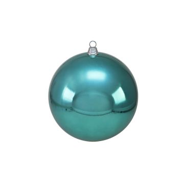 Weihnachtskugel TEODORA, glänzend türkis, Ø30cm