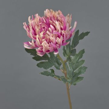 Dekoblume Chrysantheme LINGYUN, rosa-pink, 65cm, Ø16cm