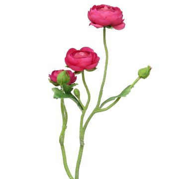 Dekoblumen Zweig Ranunkel JIXIANG, pink, 50cm