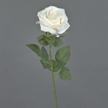 Künstliche Rose KAILIN, creme, 65cm, Ø9cm