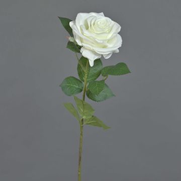Künstliche Rose KAILIN, weiß, 65cm, Ø9cm