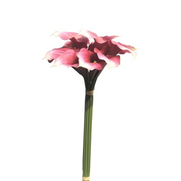 Kunststoff Calla Bund YONGHENG, mauve-creme, 45cm Kunststoff Calla Bund YONGHENG, mauve-creme, 45cm