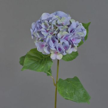 Dekoblume Hortensie MEITAO, lila-grün, 70cm, Ø16cm