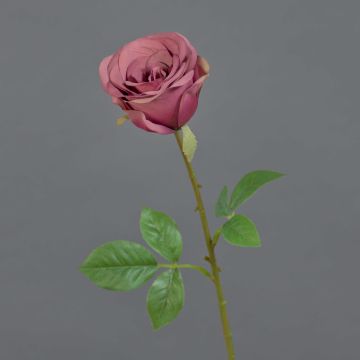 Künstliche Rose RUYUN, mauve, 45cm, Ø8cm