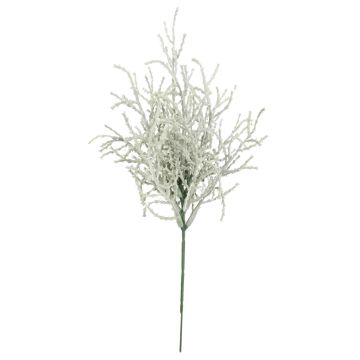 Dekopflanze Gitterkraut ATING, Steckstab, grau-weiß, 22cm