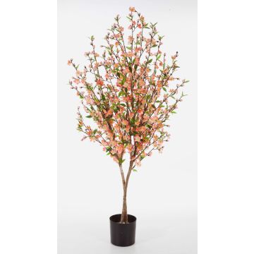 Plastik Kirschbaum ZADAR, Echtstämme, Blüten, rosa, 140cm