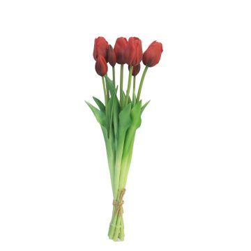Textil Tulpenstrauß LONA, rot-schwarz, 45cm, Ø15cm Textil Tulpenstrauß LONA, rot-schwarz, 45cm, Ø15cm