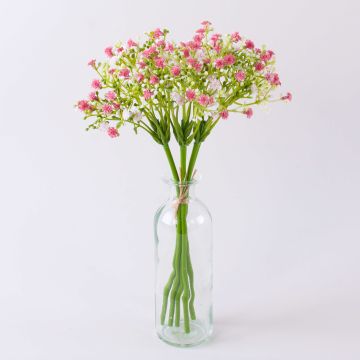 Textil Schleierkraut Bund CECILIA, rosa, 30cm, Ø17cm