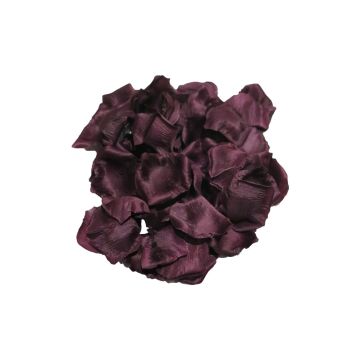 Kunst Rosenblätter JINHUI, dunkelviolett, 60 Stück