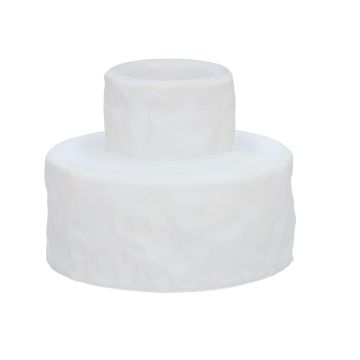 Kerzenständer TULOR, Glas, weiß-matt, 5,3cm, Ø6,6cm Kerzenständer TULOR, Glas, weiß-matt, 5,3cm, Ø6,6cm