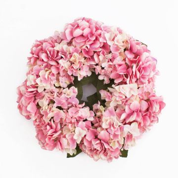 Kunst Hortensienkranz MEJA, rosa, Ø35cm Kunst Hortensienkranz MEJA, rosa, Ø35cm