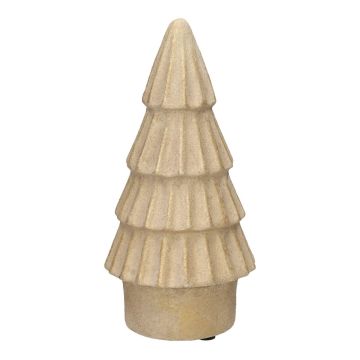 Deko Tannenbaum LOVRA, Terrakotta, sand, 20cm, Ø9,8cm Deko Tannenbaum LOVRA, Terrakotta, sand, 20cm, Ø9,8cm