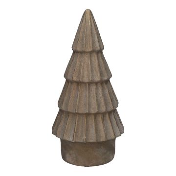 Deko Tannenbaum LOVRA, Terrakotta, braun, 29cm, Ø14cm Deko Tannenbaum LOVRA, Terrakotta, braun, 29cm, Ø14cm