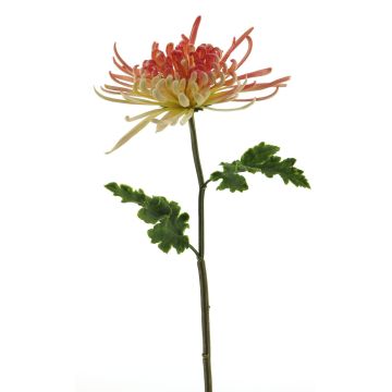 Kunstblume Chrysantheme YASULI, pink-gelb, 70cm, Ø18cm