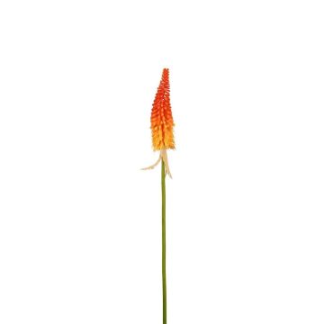 Kunstblume Fackellilie MAVORA, rot-orange, 80cm