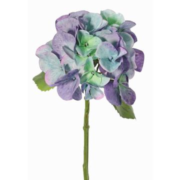 Künstliche Hortensie CHIDORI, lila-blau-grün, 30cm, Ø13cm Künstliche Hortensie CHIDORI, lila-blau-grün, 30cm, Ø13cm