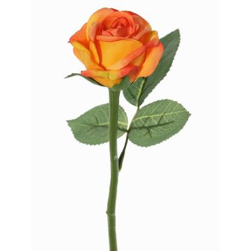 Kunstblume Rose GABI, orange, 30cm, Ø6cm