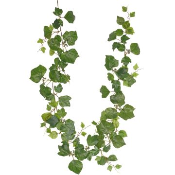 Deko Efeu Girlande NELENIA mit Früchten, grün, 180cm Deko Efeu Girlande NELENIA mit Früchten, grün, 180cm