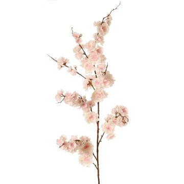 Kunst Japanische Zierkirsche ZORYA mit Blüten, rosa-creme, 125cm