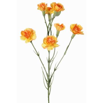 Dekozweig Nelke PIARA, orange-gelb, 60cm, Ø3-5cm Dekozweig Nelke PIARA, orange-gelb, 60cm, Ø3-5cm