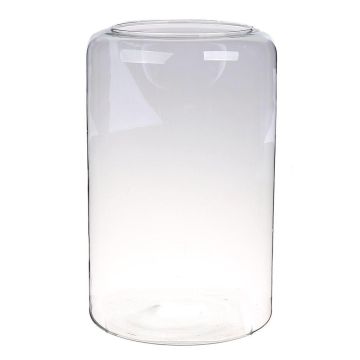 Glasvase DAVINIA, recycelt, transparent, 30cm, Ø18,5cm