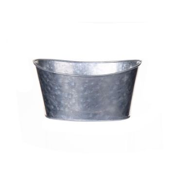 Pflanzkasten ALBRADE, Zink, silber, 19x12x9cm Pflanzkasten ALBRADE, Zink, silber, 19x12x9cm